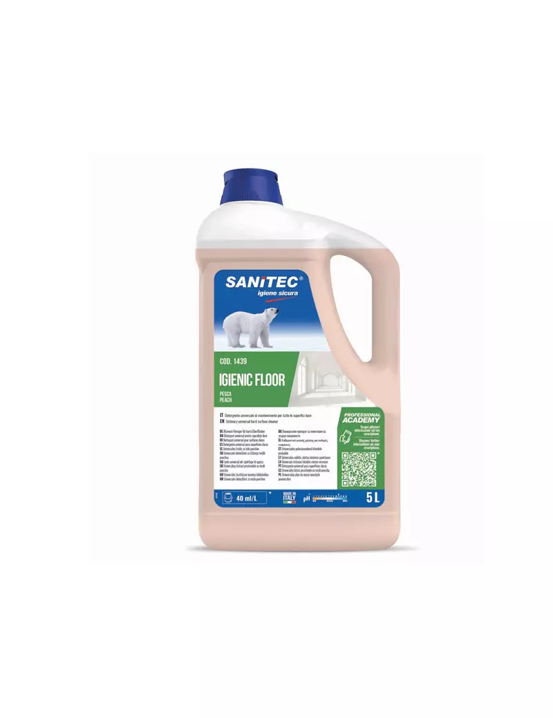 Detergente per Pavimenti Ecologico Sanitec - 1439 - 5 kg Detergente per Pavimenti Ecologico Sanitec - 1439 - 5 kg