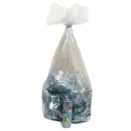 Sacco Immondizia Rolsac - 70x110 cm - 110 Litri - 10465 (Azzurro Trasparente Conf. 10)