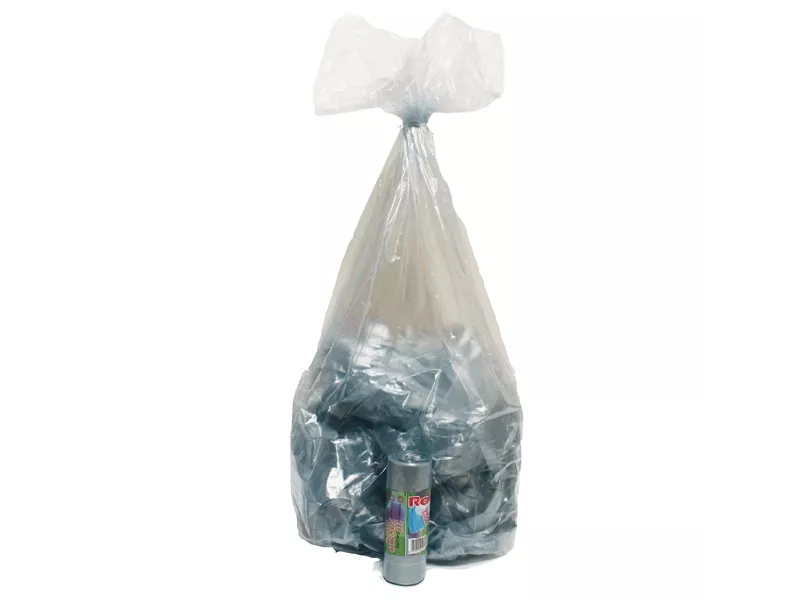 Sacco Immondizia Rolsac - 70x110 cm - 110 Litri - 10465 (Azzurro Trasparente Conf. 10) Sacco Immondizia Rolsac - 70x110 cm - 110 Litri - 10465 (Azzurro Trasparente Conf. 10)