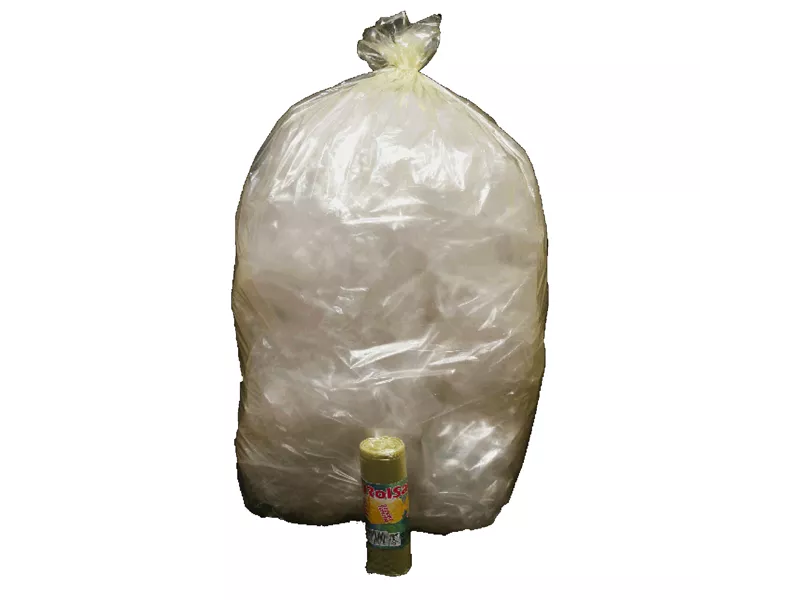 Sacco Immondizia Rolsac - 70x110 cm - 110 Litri - 10467 (Giallo Trasparente Conf. 10)