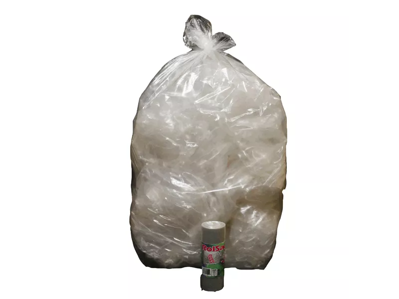 Sacco Immondizia Rolsac - 70x110 cm - 110 Litri - 10469 (Trasparente Conf. 10)