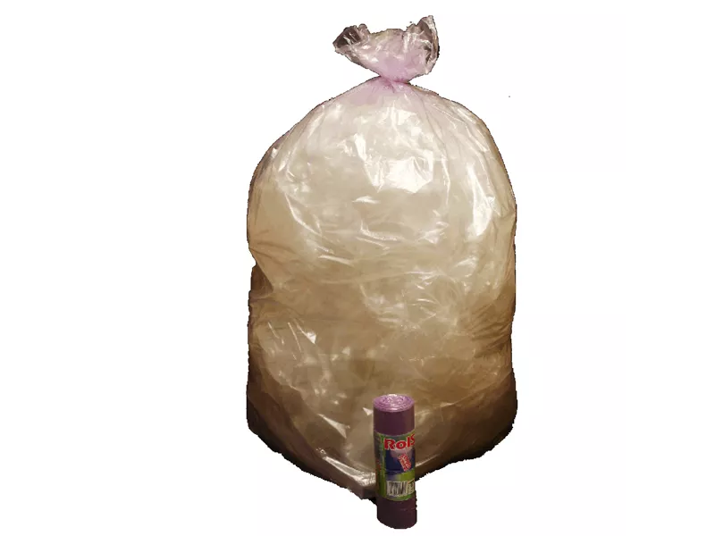 Sacco Immondizia Rolsac - 70x110 cm - 110 Litri - 10468 (Viola Trasparente Conf. 10)
