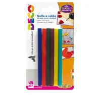 Colla Termofusibile in Stick Deco CWR - 10 cm - 12070 (Assortiti Conf. 12)