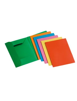 Cartellina in Cartoncino Brefiocart - 3 Lembi - 25x33 cm - 200 g - 0205009 (Assortiti Conf. 12)