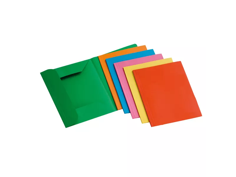 Cartellina in Cartoncino Brefiocart - 3 Lembi - 25x33 cm - 200 g - 0205009 (Assortiti Conf. 12)