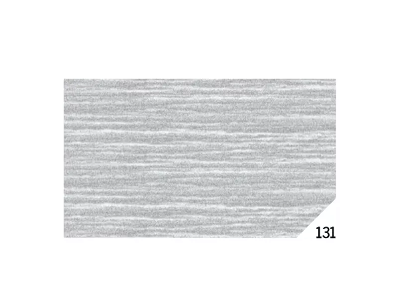 Carta Crespa Rex Sadoch - 50x150 cm - 60 g - METAL 131 (Argento Conf. 10)