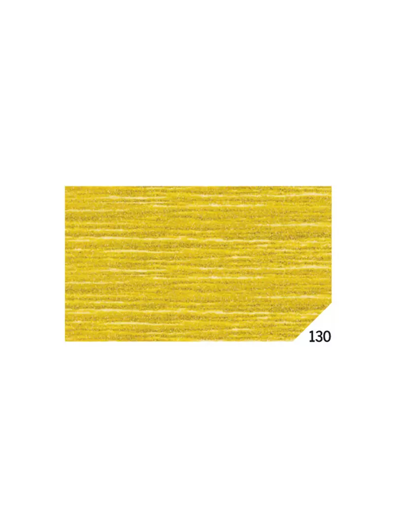 Carta Crespa Rex Sadoch - 50x150 cm - 60 g - METAL 130 (Oro Conf. 10) Carta Crespa Rex Sadoch - 50x150 cm - 60 g - METAL 130 (Oro Conf. 10)