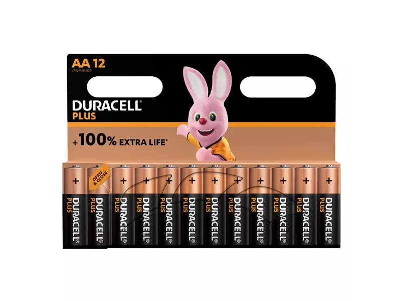 Pile Duracell Plus - Stilo AA - DU0121 (Conf. 12)