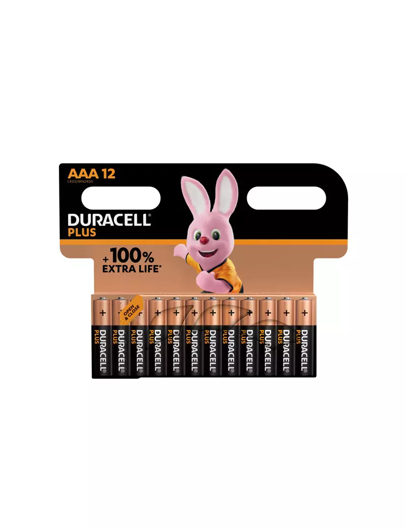 Pile Duracell Plus - Ministilo AAA - DU0221 (Conf. 12)