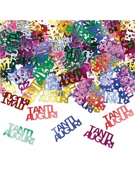 Coriandoli in Plastica Big Party - 15 g - 81195 (Assortiti Tanti Auguri)