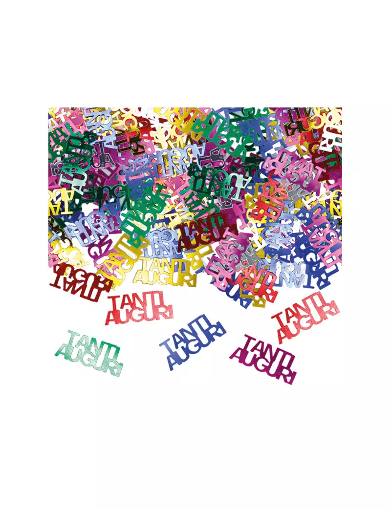 Coriandoli in Plastica Big Party - 15 g - 81195 (Assortiti Tanti Auguri) Coriandoli in Plastica Big Party - 15 g - 81195 (Assortiti Tanti Auguri)