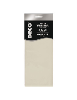 Carta Velina Deco CWR - 50x76 cm - 12283/04 (Avorio Conf. 5)