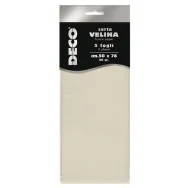 Carta Velina Deco CWR - 50x76 cm - 12283/04 (Avorio Conf. 5)