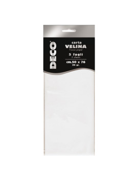 Carta Velina Deco CWR - 50x76 cm - 12295/01 (Bianco Perlato Conf. 5)