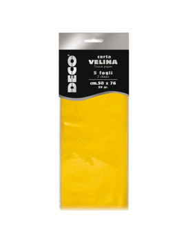 Carta Velina Deco CWR - 50x76 cm - 12283/02 (Giallo Conf. 5)
