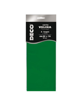 Carta Velina Deco CWR - 50x76 cm - 12283/16 (Verde Chiaro Conf. 5)