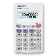 Calcolatrice Tascabile Sharp EL-233SB - EL233SB (Bianco)