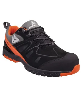 Scarpe Antinfortunistiche Brooklyn S3 Delta Plus - Numero 39 - BROOKS3NO39 (Nero e Arancione)