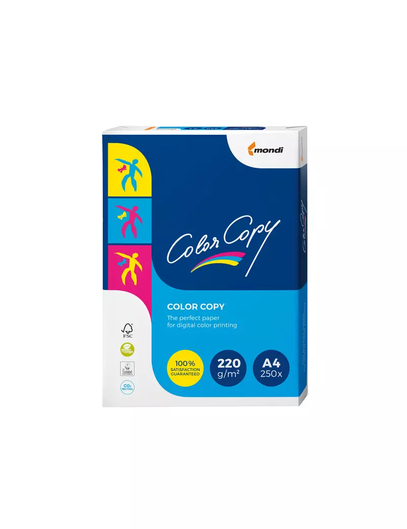 Carta Color Copy Mondi - A4 - 220 g - 6361 (Risma 250) Carta Color Copy Mondi - A4 - 220 g - 6361 (Risma 250)