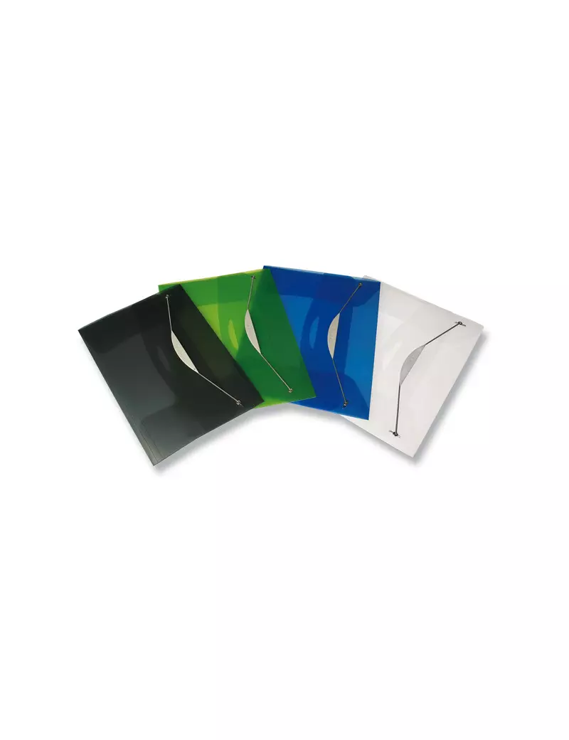 Cartella 3 Lembi con Elastico in PPL Swing Fellowes - 23,5x34,5 cm - 40338 (Trasparente Conf. 3) Cartella 3 Lembi con Elastico in PPL Swing Fellowes - 23,5x34,5 cm - 40338 (Trasparente Conf. 3)