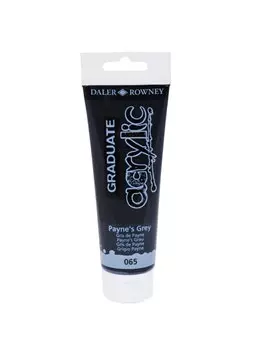 Colore Acrilico Fine Graduate Daler Rowney - 120 ml - D123120065 (Grigio Payne Conf. 3)