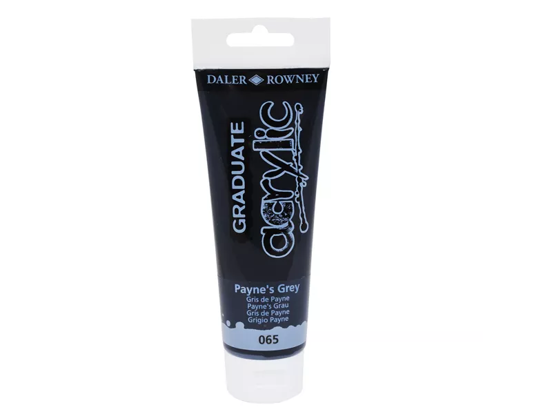 Colore Acrilico Fine Graduate Daler Rowney - 120 ml - D123120065 (Grigio Payne Conf. 3)