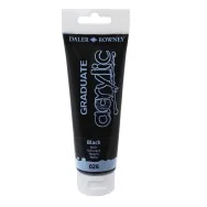 Colore Acrilico Fine Graduate Daler Rowney - 120 ml - D123120026 (Nero Conf. 3)