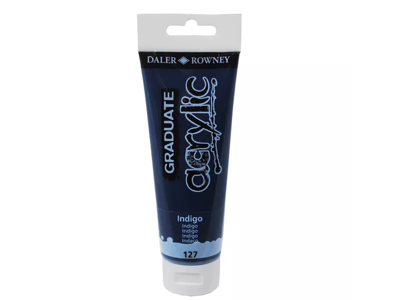 Colore Acrilico Fine Graduate Daler Rowney - 120 ml - D123120127 (Indigo Conf. 3)