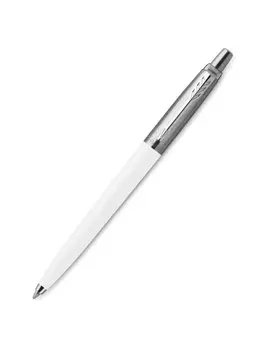 Penna a Sfera a Scatto Jotter Original Parker - Media - 2096874 (Blu Fusto Bianco)