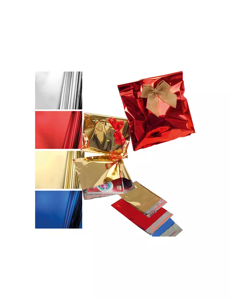 Busta Regalo Metal Lucido con Patella Adesiva PNP - 20x5x35 cm - U-11ANNYO6NN (Argento Conf. 50) Busta Regalo Metal Lucido con Patella Adesiva PNP - 20x5x35 cm - U-11ANNYO6NN (Argento Conf. 50)
