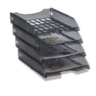 Vaschetta Portacorrispondenza Forata E040 Fellowes - E040TGF (Grigio)