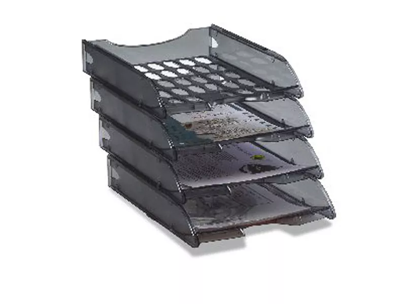 Vaschetta Portacorrispondenza Forata E040 Fellowes - E040TGC (Grigio)