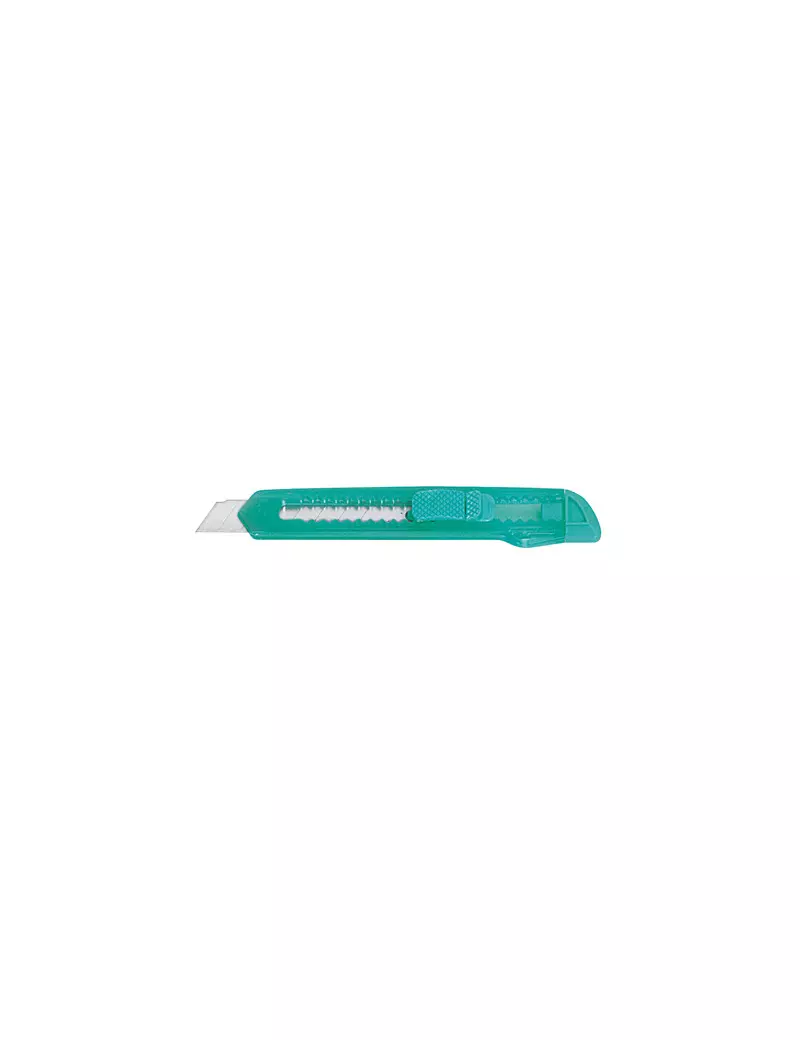 Cutter con Bloccalama Lebez - 17 mm - 9006 (Verde Conf. 20) Cutter con Bloccalama Lebez - 17 mm - 9006 (Verde Conf. 20)