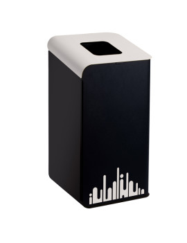 Gettacarte per Raccolta Differenziata Rubik Medial International - 80 Litri - 789293 (Bianco)