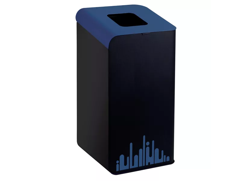 Gettacarte per Raccolta Differenziata Rubik Evo Medial International - 80 Litri - 789295 (Blu)