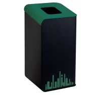 Gettacarte per Raccolta Differenziata Rubik Evo Medial International - 80 Litri - 789298 (Verde)