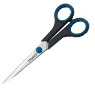 Forbici Comfort Grip Dahle - 18 cm - R054407 (Blu e Grigio)