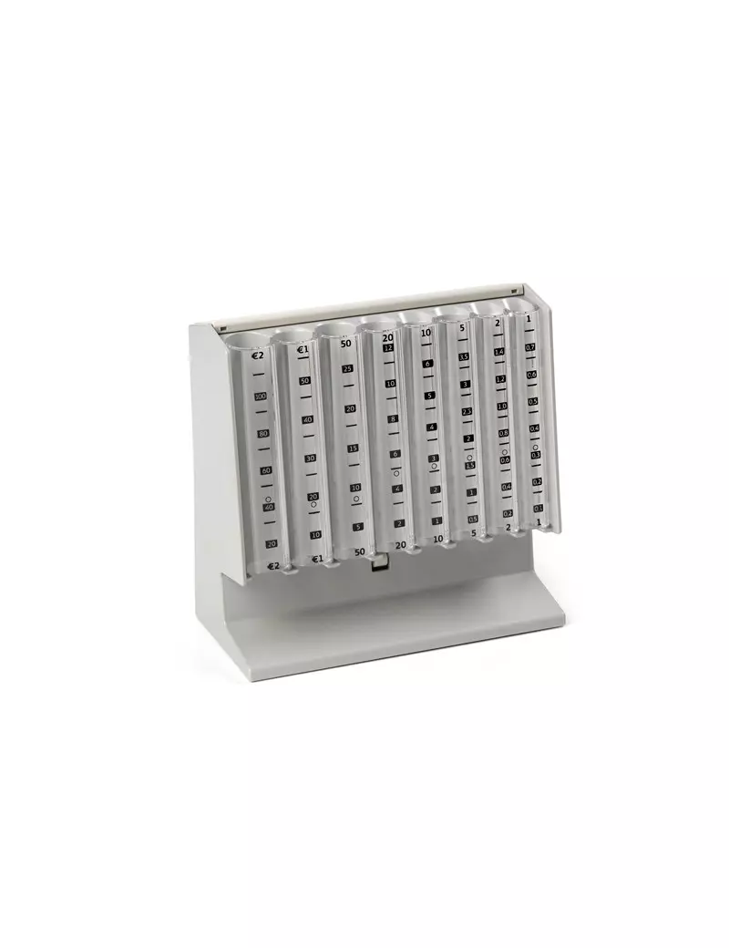 Distributore Manuale di Monete Holenburg - 25x10,4x17 cm - 3430 (Grigio)