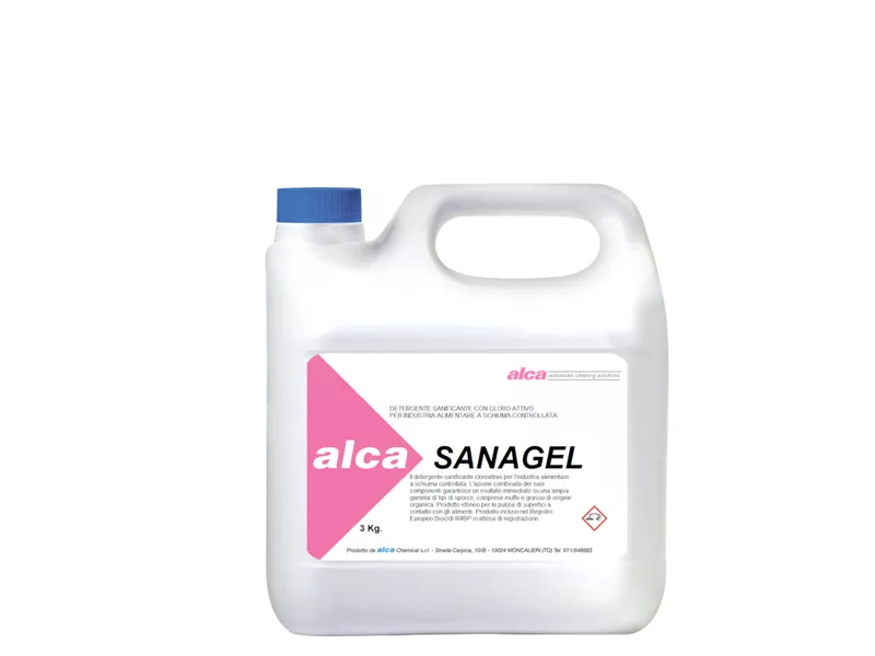 Detergente Sanificante Sanagel Alca - ALC863 - 3 kg
