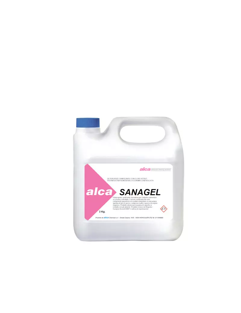 Detergente Sanificante Sanagel Alca - ALC863 - 3 kg Detergente Sanificante Sanagel Alca - ALC863 - 3 kg