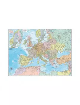Carta Geografica Murale Belletti - 131x97 cm - M03PL/07 (Europa)