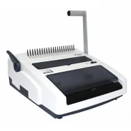 Rilegatrice Elettrica a Dorsi Plastici e Metallici EC21/W34 Titanium - 20 Fogli - CW-4500 (Bianco e Nero)