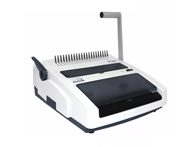 Rilegatrice Elettrica a Dorsi Plastici e Metallici EC21/W34 Titanium - 20 Fogli - CW-4500 (Bianco e Nero) Rilegatrice Elettrica a Dorsi Plastici e Metallici EC21/W34 Titanium - 20 Fogli - CW-4500 (Bianco e Nero)