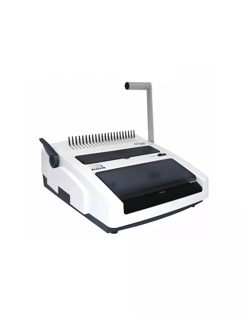 Rilegatrice Elettrica a Dorsi Plastici e Metallici EC21/W34 Titanium - 20 Fogli - CW-4500 (Bianco e Nero) Rilegatrice Elettrica a Dorsi Plastici e Metallici EC21/W34 Titanium - 20 Fogli - CW-4500 (Bianco e Nero)