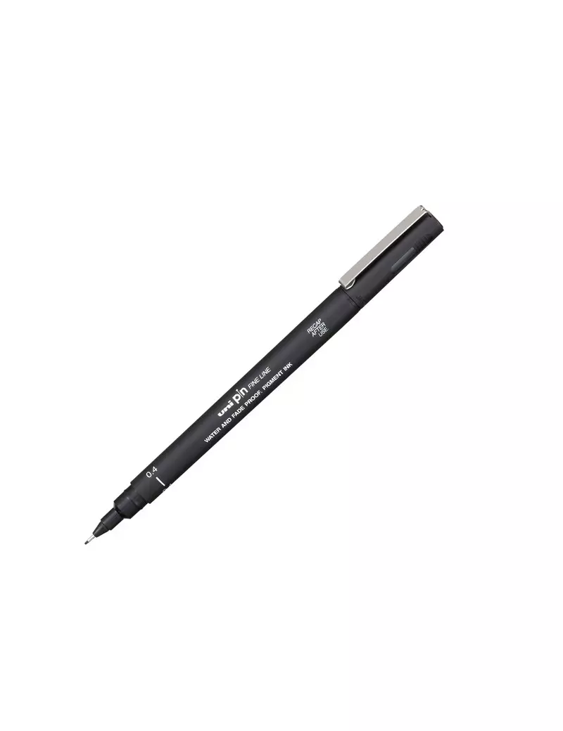 Fineliner Pin Uni-Ball - 0,4 mm - M-PIN104-N (Nero Conf. 12)