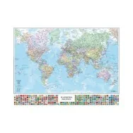 Carta Geografica Murale Belletti - 131x97 cm - M09PL/07 (Mondo)