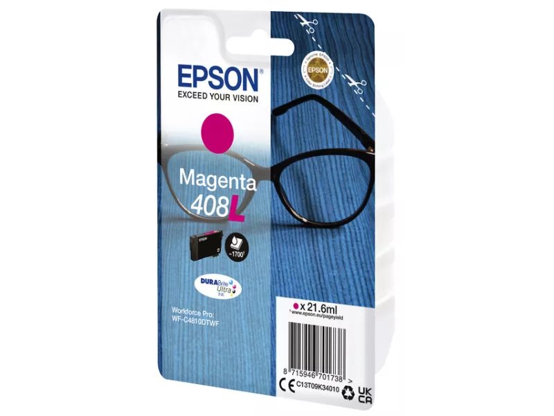 Cartuccia Originale Epson T09K340 408L (Magenta 21.6 ml)