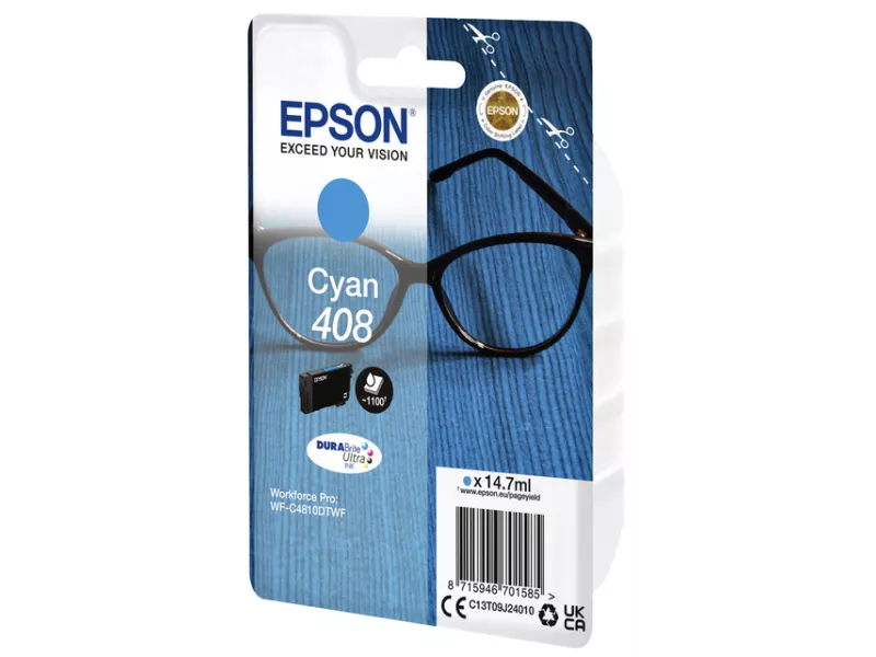 Cartuccia Originale Epson T09J240 408 (Ciano 14.7 ml)