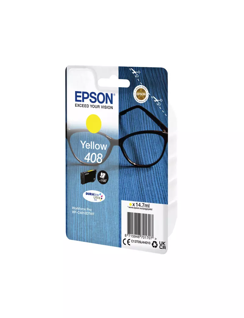 Cartuccia Originale Epson T09J440 408 (Giallo 14.7 ml) Cartuccia Originale Epson T09J440 408 (Giallo 14.7 ml)