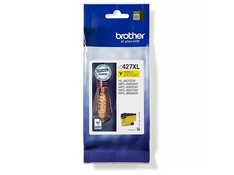 Cartuccia Originale Brother LC-427XLY (Giallo 5000 pagine)